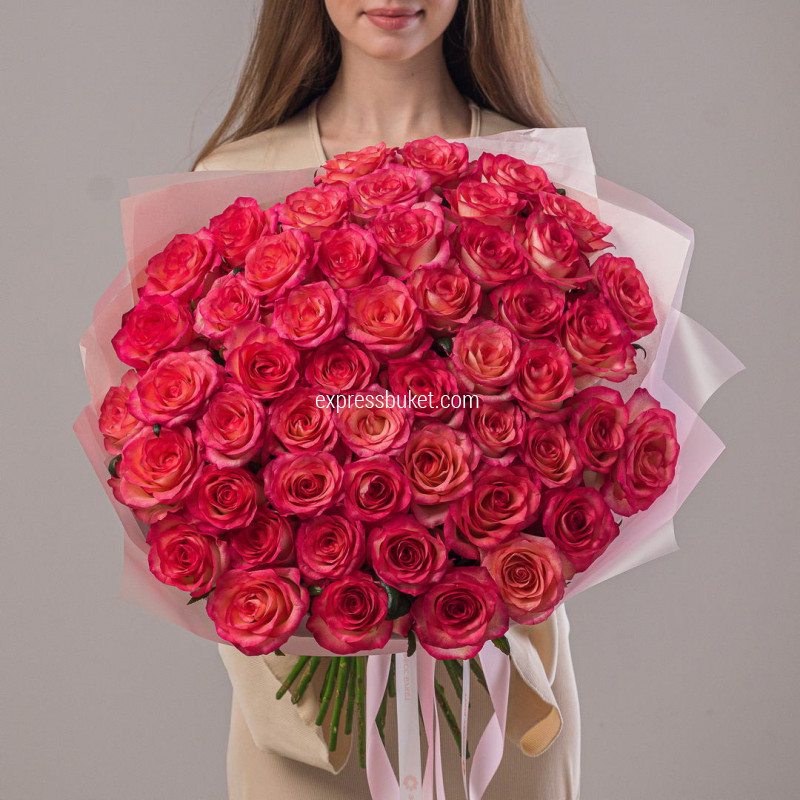Букет из 51 розы Джумилия