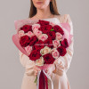 Микс роз розовые+красные