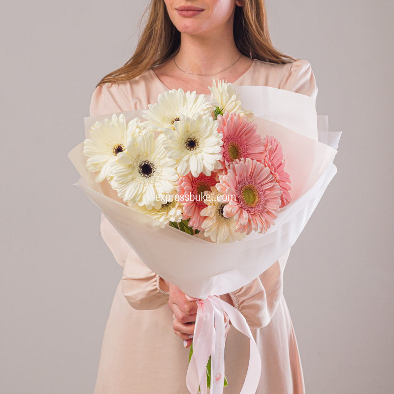 Букет из 15 гербер