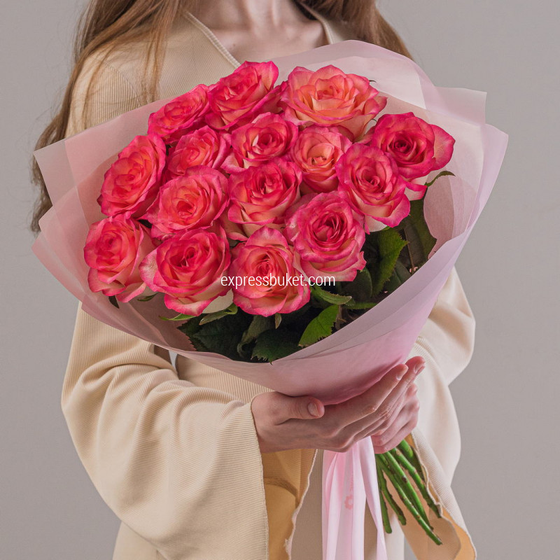 Букет роз Джумилия 15 шт
