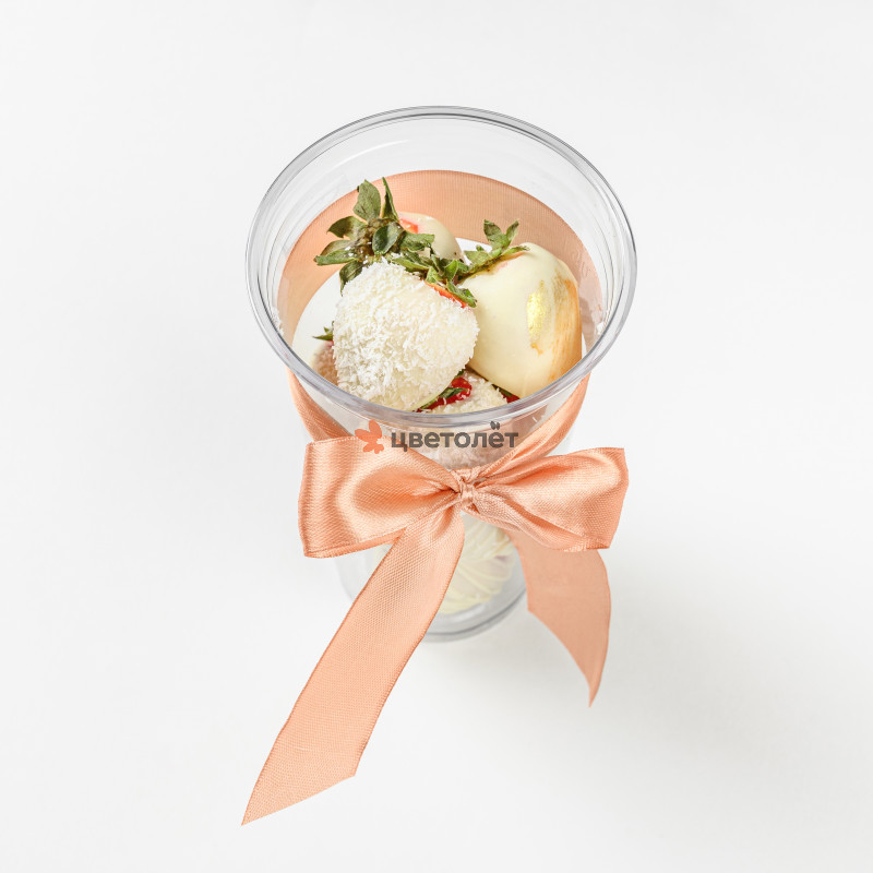 Набор клубника в стакане 1