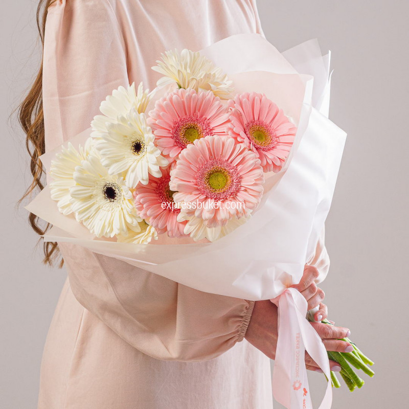 Букет из 15 гербер