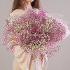 Букет из 11 гипсофил белые+розовые