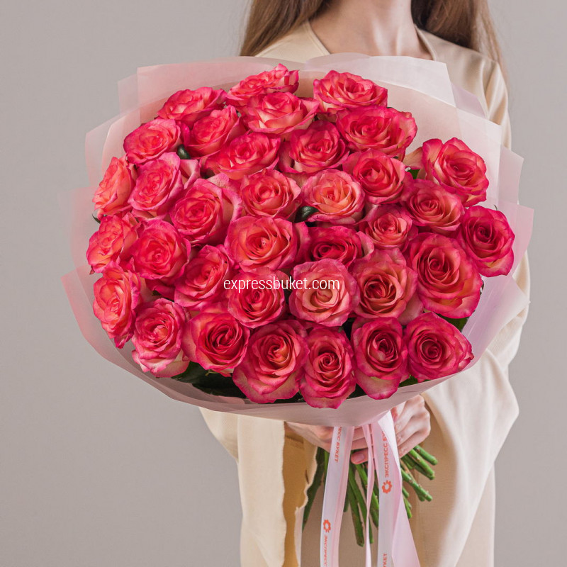 Букет роз Джумилия 35 шт