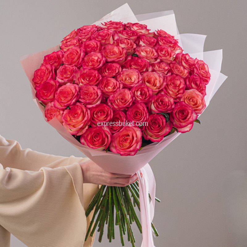 Букет из 51 розы Джумилия
