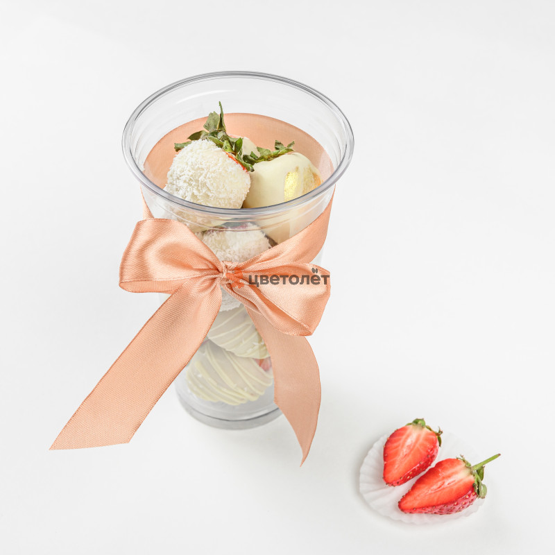 Набор клубника в стакане 1