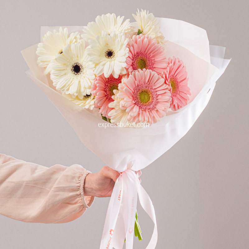 Букет из 15 гербер