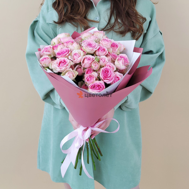 Розы кустовые нежные