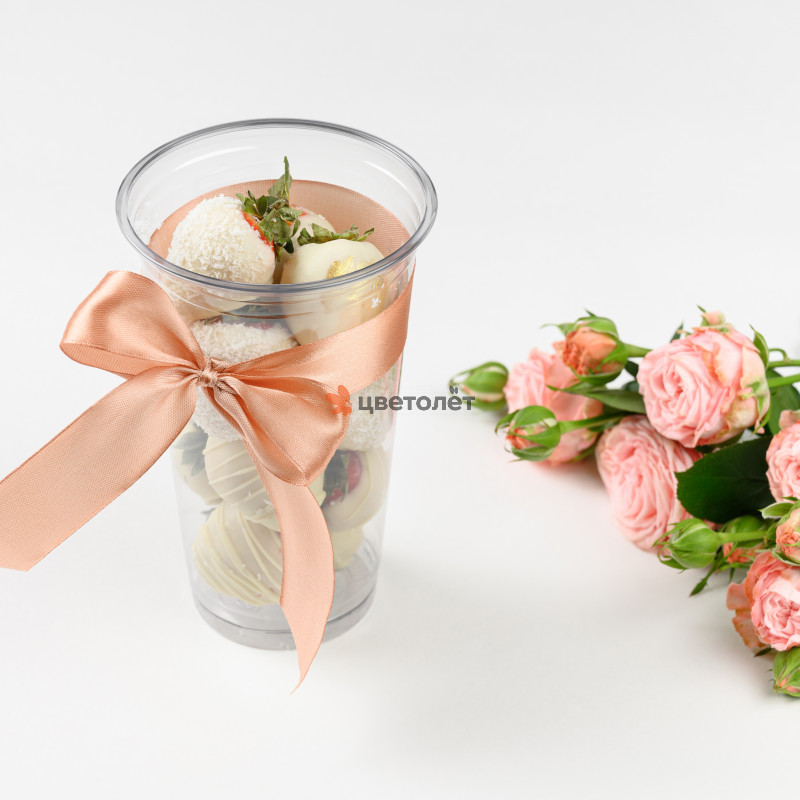 Набор клубника в стакане 1